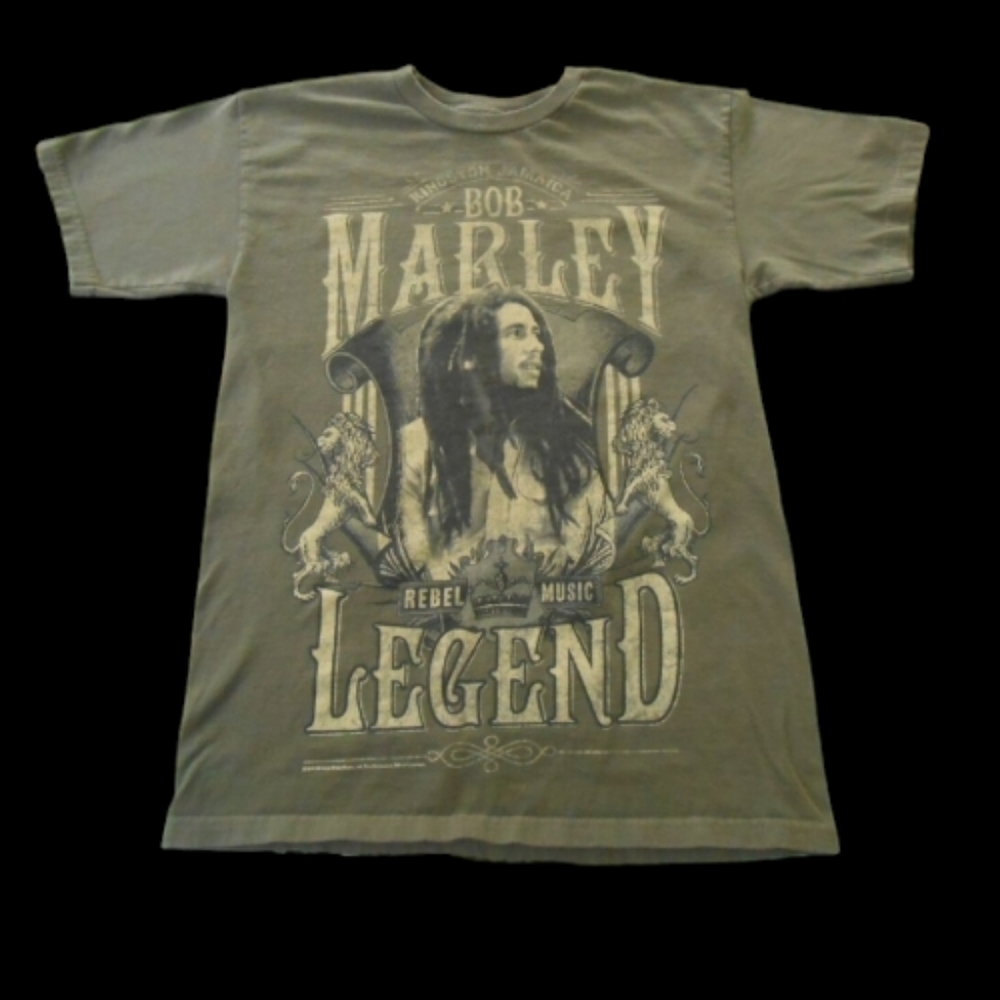 Kingston Jamica Bob Marley Rebel Music Legend Tee Shirt Sz Sma
